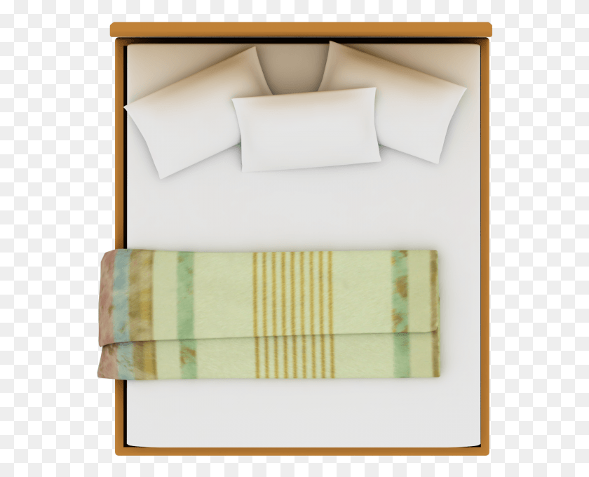566x620 Cama Planta Photoshop Bed Top View, Home Decor, Bath Towel, Towel HD PNG Download