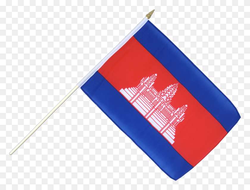 1306x971 Cambodia Hand Waving Flag Flag, Symbol, Text, File Binder HD PNG Download