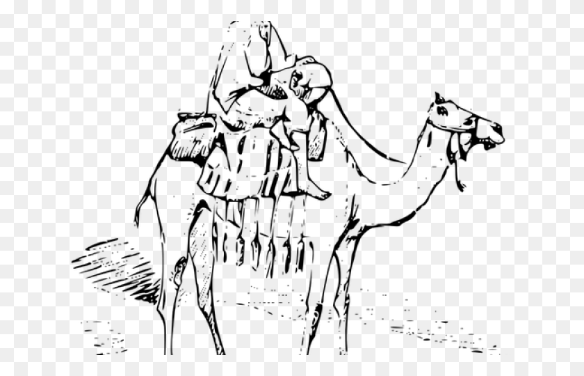 640x480 Рисунок Верблюда Карандашом Человек На Верблюде Рисунок, Серый, Мир Варкрафта Png Скачать