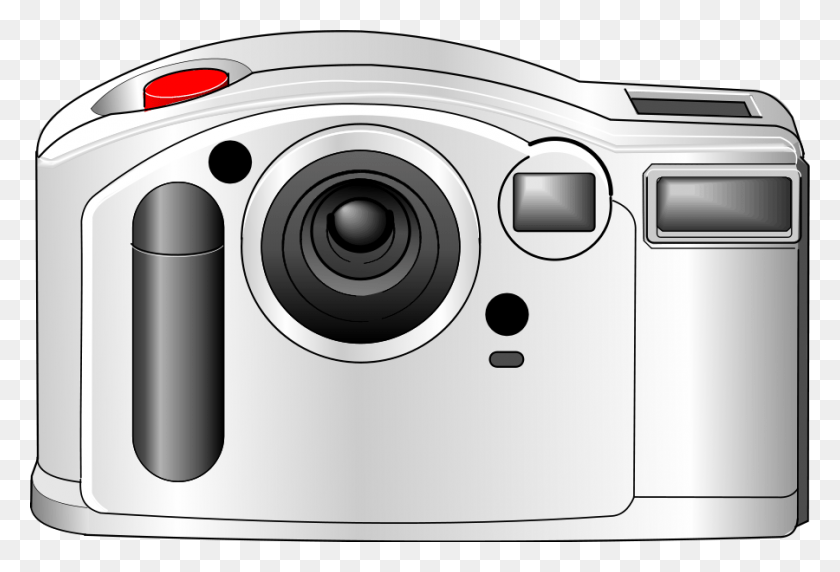 900x591 Фотоаппарат 06 Клип Арт Цифровая Камера, Электроника, Цифровая Камера Hd Png Скачать