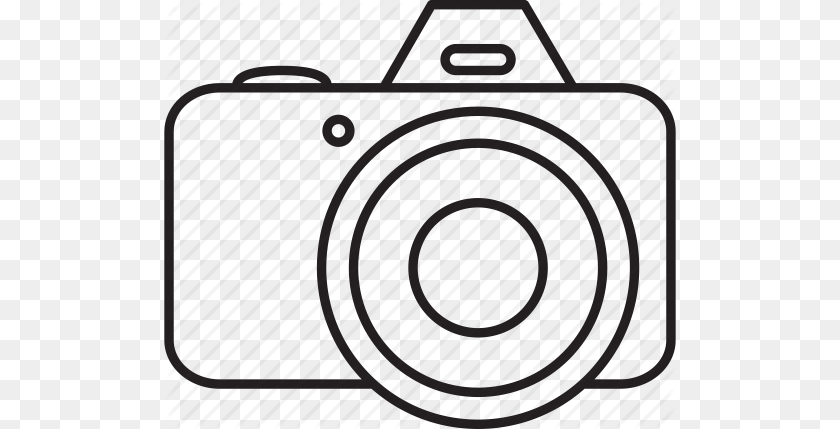 Camera Dslr Front View Icon, Gate, Electronics, Digital Camera PNG