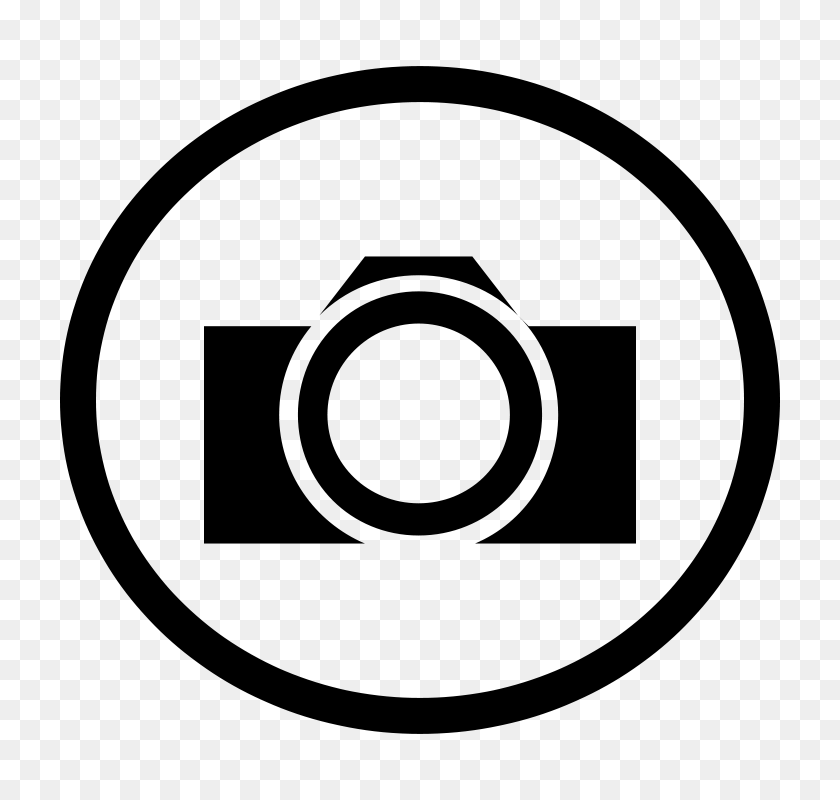 800x800 Camera Icon, Gray Clipart PNG