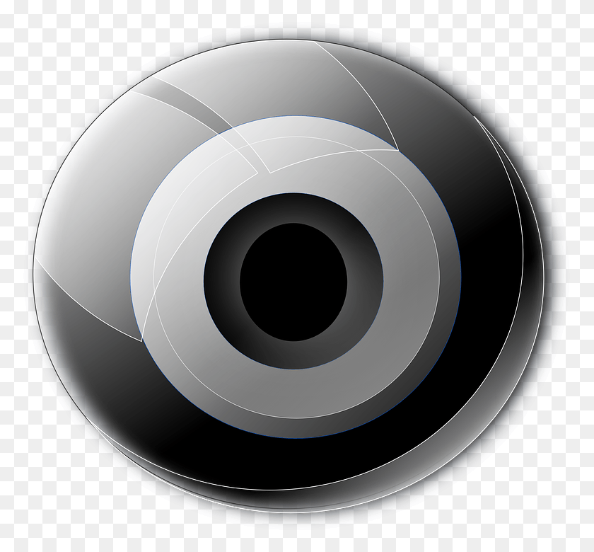 773x720 Camera Lens Black Focus Gadget Gray Grey Lente De Camera Transparente, Electronics, Disk, Spiral HD PNG Download