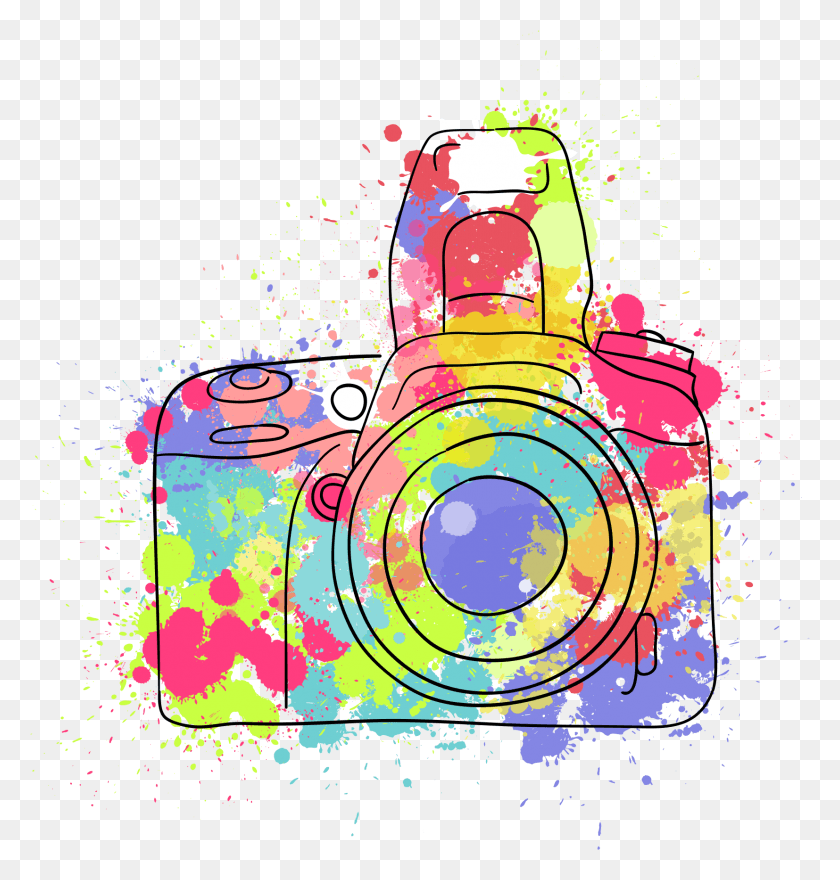 1654x1740 Camera Photography Photographer Watercolor Painting, Graphics, Doodle HD PNG Download