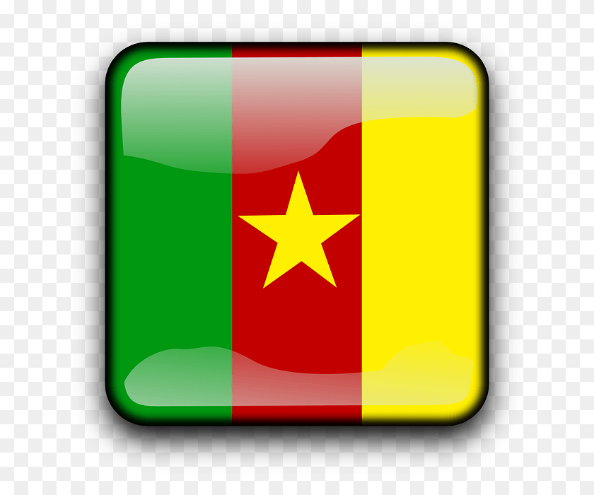 640x640 Cameroon Flag Free Image Cameroon Flag Icon, First Aid, Symbol, Star Symbol HD PNG Download