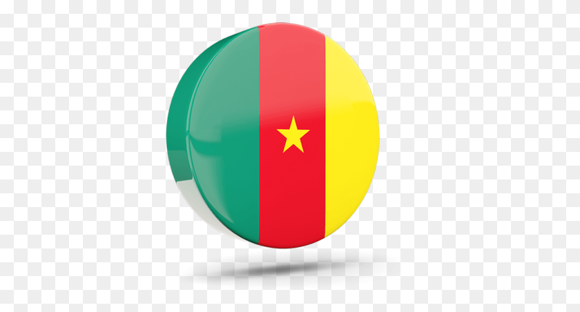 361x392 Cameroon Flag Transparent Images Circle, Balloon, Ball, Symbol HD PNG Download