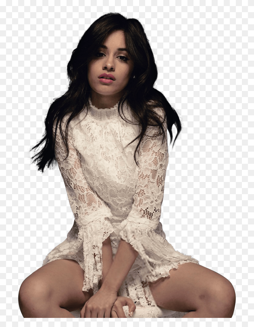 722x1018 Camila Cabello, Lace, Person, Human HD PNG Download