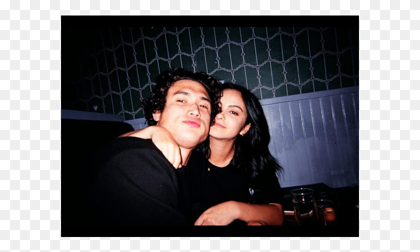 597x444 Camila Mendes Charles Melton Et Camila Mendes, Person, Night Life, Face HD PNG Download