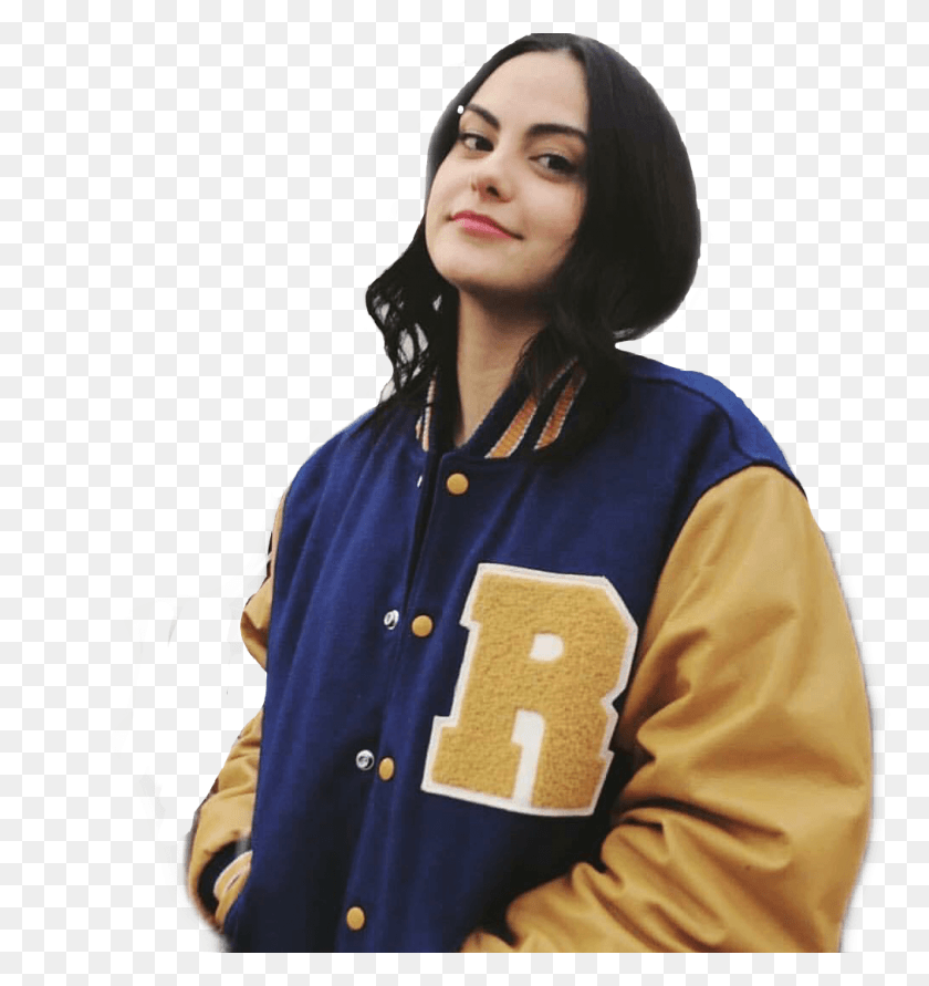 1012x1079 Camilamendes Camimendes Camila Cami Veronica Veronicalo Camila Mendes In Riverdale Jacket, Clothing, Apparel, Sleeve HD PNG Download