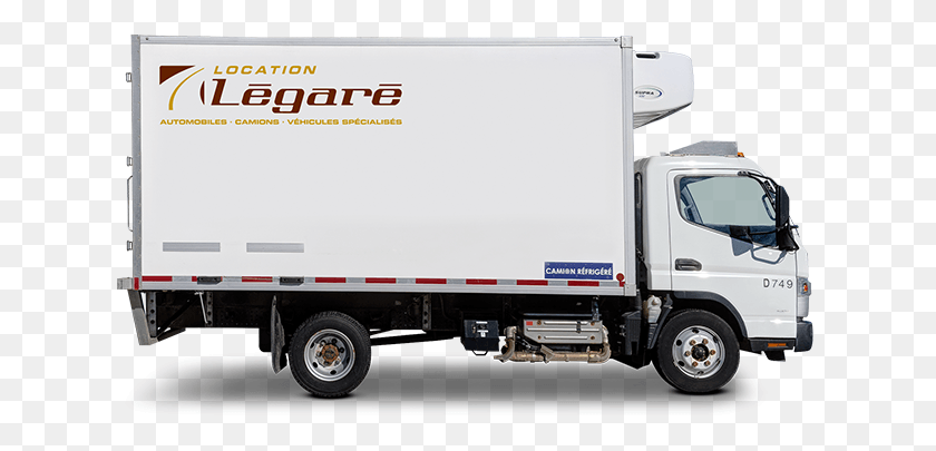 632x345 Camions Cubes Rfrigrs De 16 Pieds 14 Foot Cube Truck, Trailer Truck, Vehicle, Transportation HD PNG Download