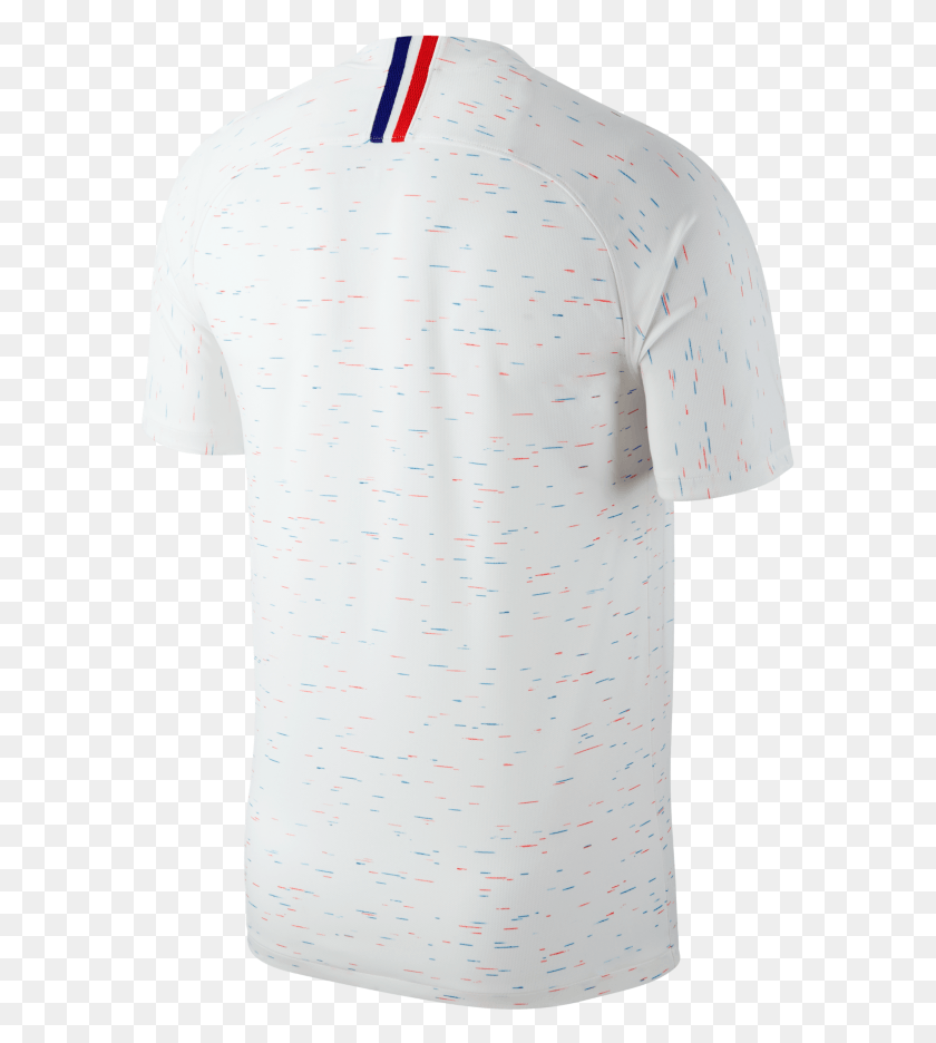 587x876 Descargar Png Camiseta Francia Blanca Maillot De L Quipe De France 2018, Clothing, Apparel, Shirt Hd Png