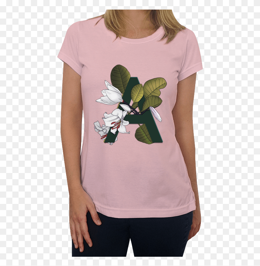 473x801 Camiseta Monograma Floral A De Eveline Pezzinina Camiseta Do Rei Leao, Clothing, Apparel, Sleeve HD PNG Download