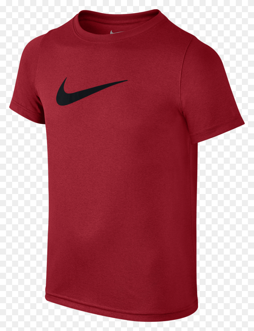 831x1100 Camiseta Nike B Nk Dry Tee Ss Swoosh Solid, Clothing, Apparel, T-shirt HD PNG Download