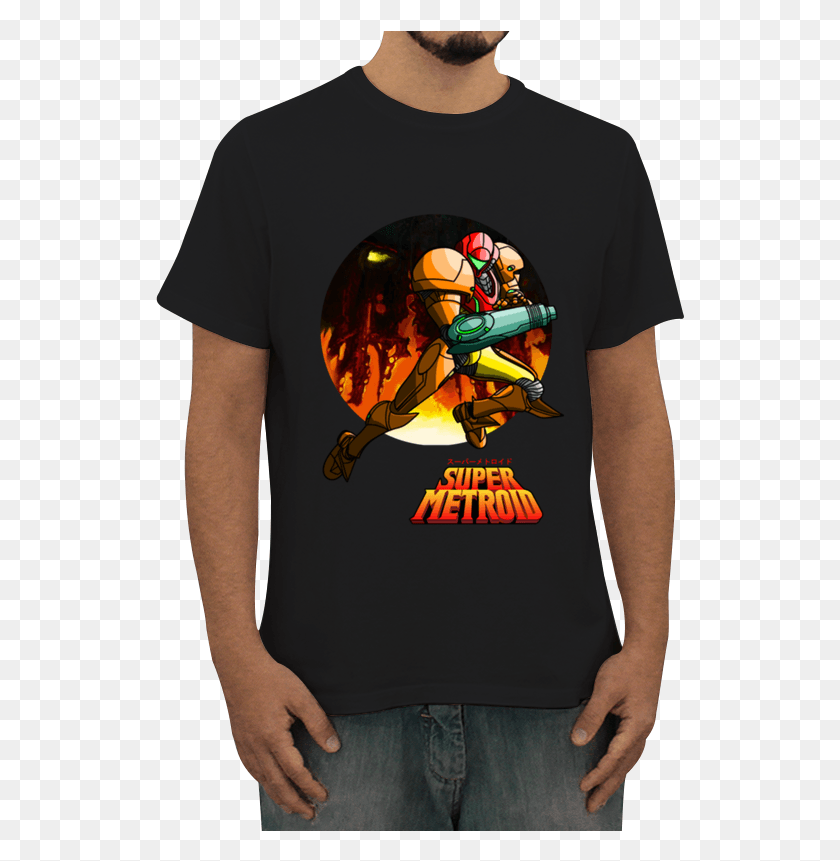 529x801 Camiseta Super Metroid Samus Aran De Jogo Velhona Aquaman, Clothing, Apparel, T-shirt HD PNG Download