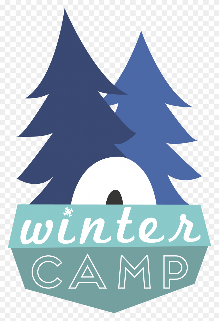 1354x2036 Descargar Png Camp Phillips Logo Winter Camping Clipart, Árbol, Planta, Gráficos Hd Png