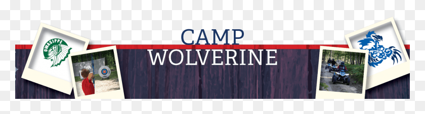 1800x385 Camp Wolverine Is An Owasippe Scout Reservation Camp Parallel, Person, Human, Text HD PNG Download