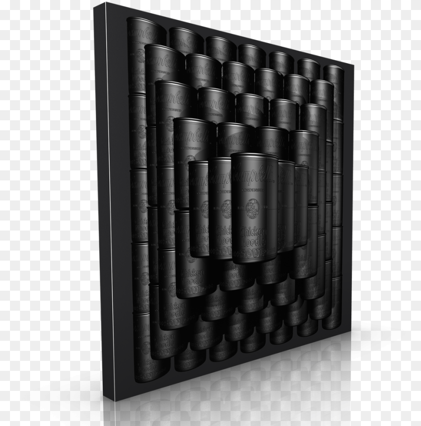 Campbell S Soup 3d Wallet, Black PNG