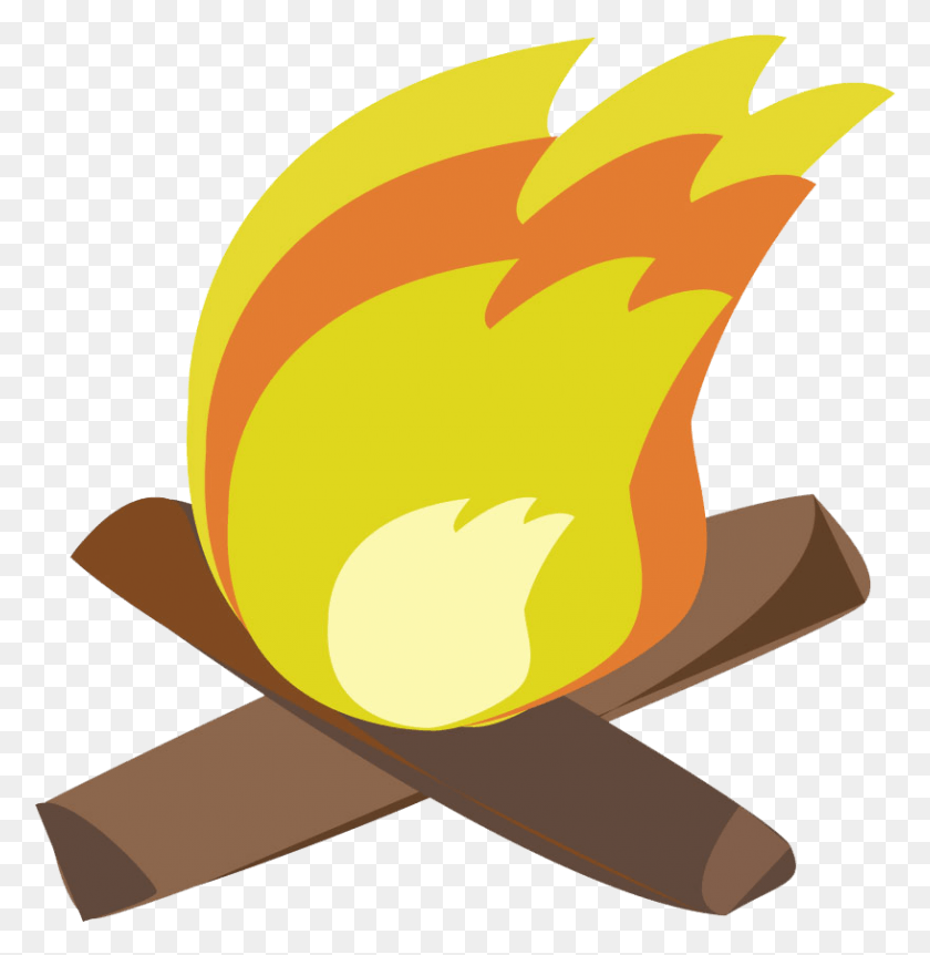 816x840 Campfire Clipart Campfire, Axe, Tool, Plant HD PNG Download