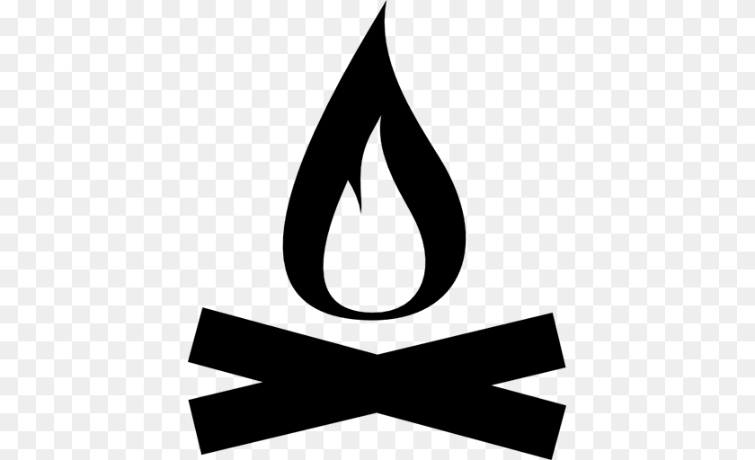 Campfire Computer Icons Camping Clip Art, Silhouette, Text, City Sticker PNG