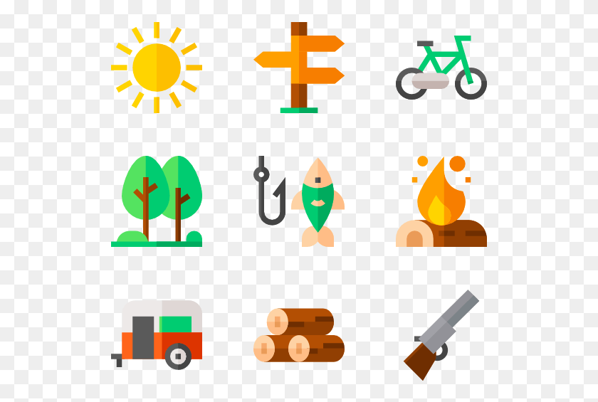 529x505 Camping, Text, Symbol, Number HD PNG Download
