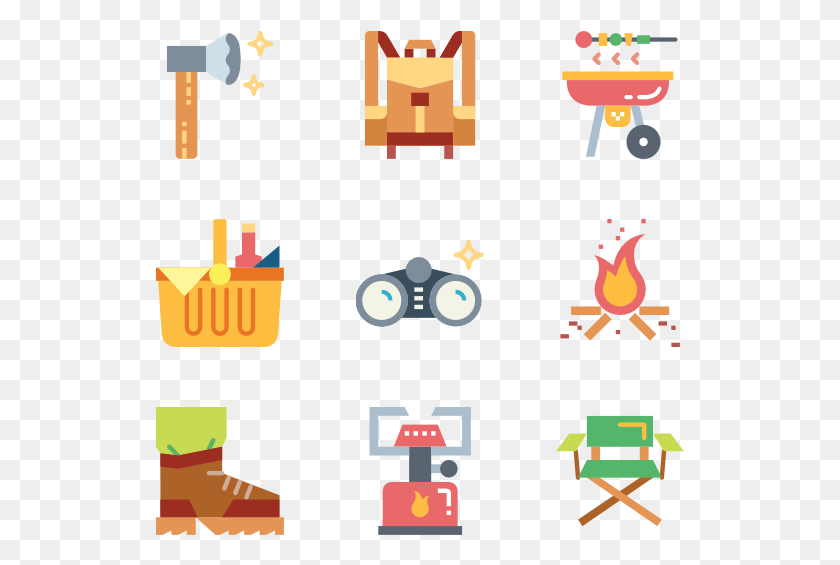 529x505 Camping Non Governmental Organizations Icons, Poster, Advertisement, Text HD PNG Download