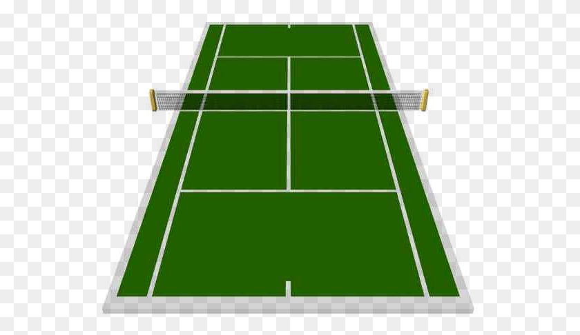 545x426 Campo Da Tennis Tennis Court Easy Drawing, Tennis Court, Sport, Sports HD PNG Download