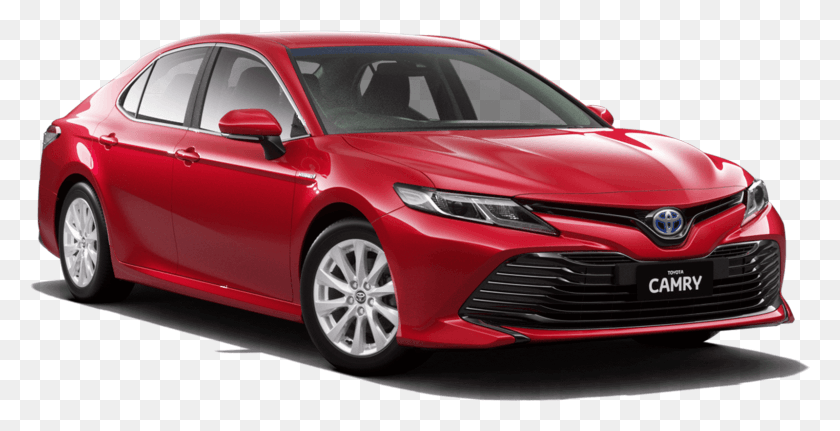 1598x762 Camry Hybrid Toyota Camry Red 2018, Автомобиль, Транспортное Средство, Транспорт Hd Png Скачать