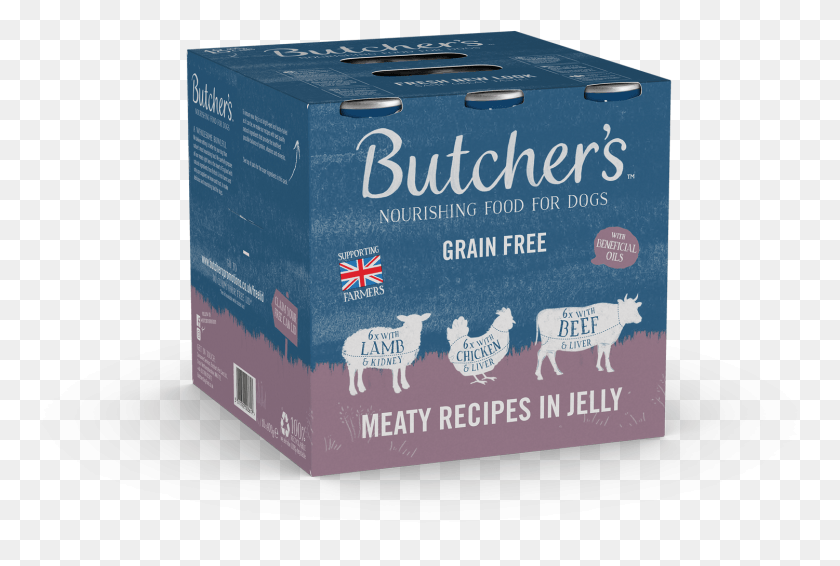 1501x975 Can 18 Pack Meaty Recipes In Jelly Box, Cardboard, Carton, Cushion HD PNG Download