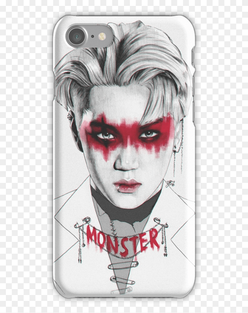 527x1001 Can Call Me Monster39 Anime Monster Exo Kai, Face, Person, Human HD PNG Download