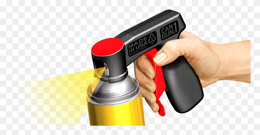 2246x1084 Can Gun1 02012 Aerosol Spray Can Tool, Person, Human, Tin HD PNG Download