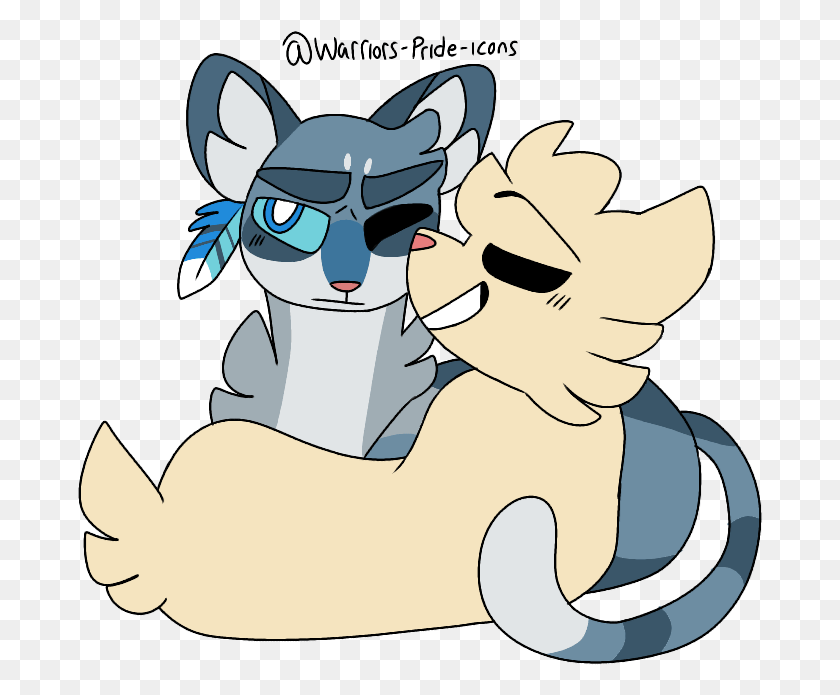 686x635 Can I Get Some Berrynose X Jayfeather Cartoon, Mammal, Animal HD PNG Download