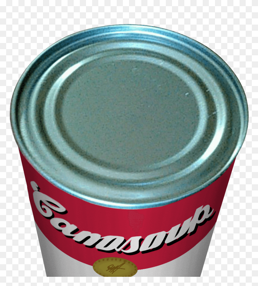 839x937 Can Soup Ice Cream, Tape, Tin, Milk HD PNG Download