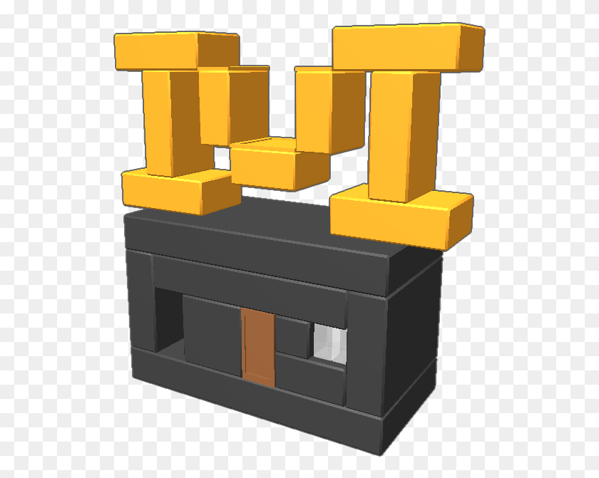 523x611 Descargar Png / Minecraft Minibot Villager House Toy Png