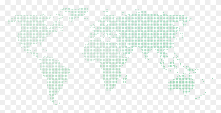 1355x644 Canada Dot World Map Js, Map, Diagram, Green HD PNG Download