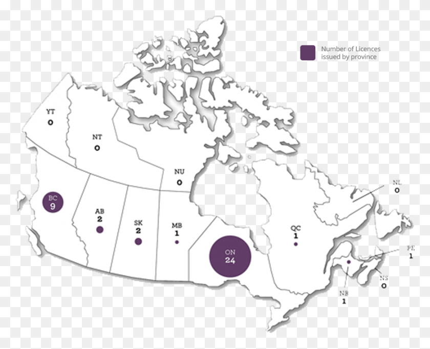 869x693 Canada Map British North America In, Plot, Diagram, Atlas HD PNG Download