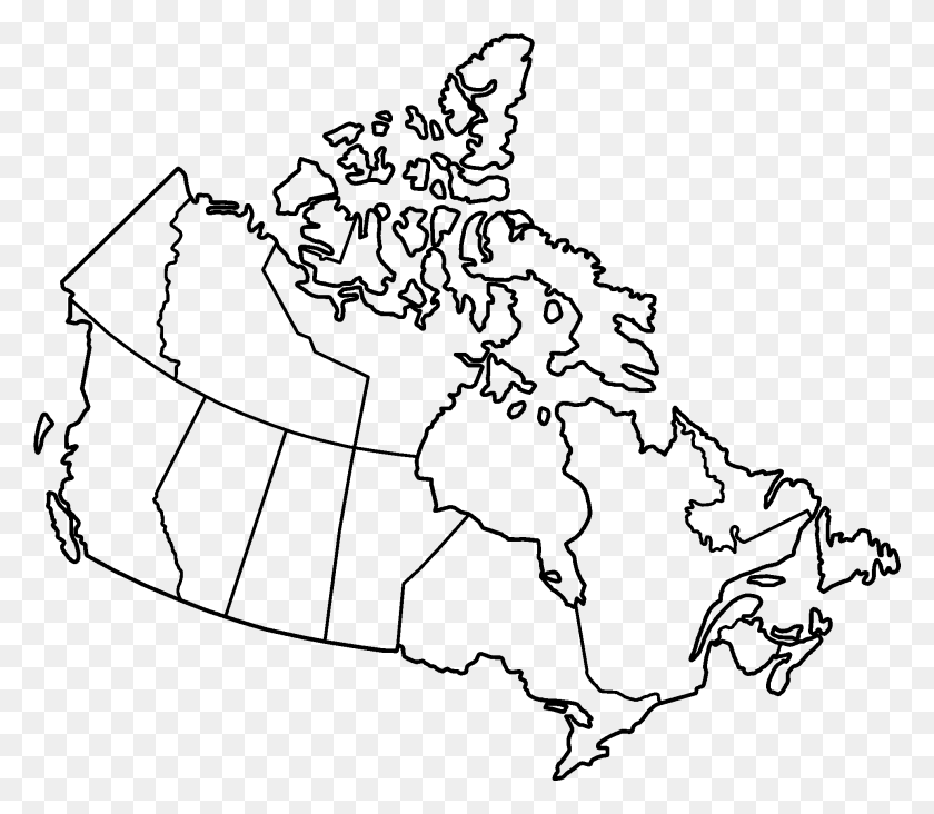1973x1700 Canada Provinces Blank, Gray, World Of Warcraft HD PNG Download