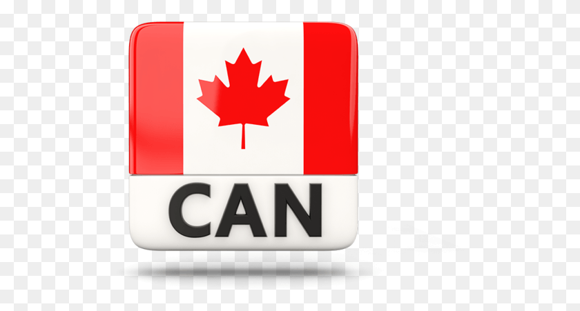 510x391 Canada Square Icon With Iso Code 640 Square Canada Flag Icon, Leaf, Plant, First Aid HD PNG Download