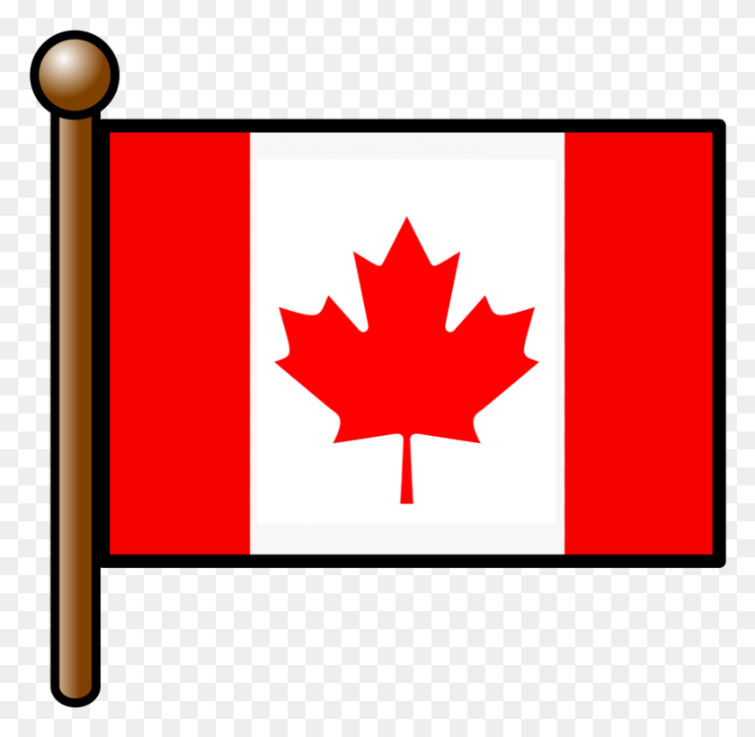 790x770 Канадский Флаг Нарисуйте Флаг Канады, Лист, Растение, Дерево Hd Png Скачать