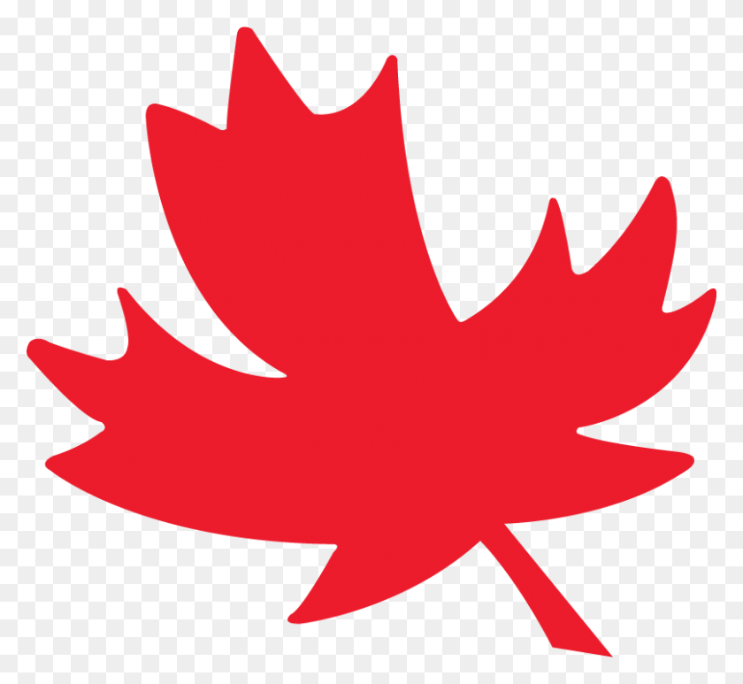 806x737 Png Флаг Канады