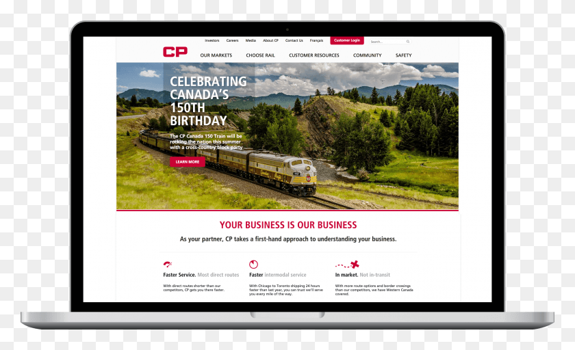 2188x1268 Canadian Pacific Improves Its Connection With Customers, Advertisement, Flyer, Poster HD PNG Download