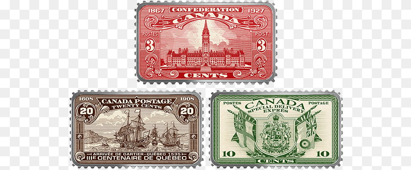 Canadian Silver Coina Stamps, Postage Stamp PNG