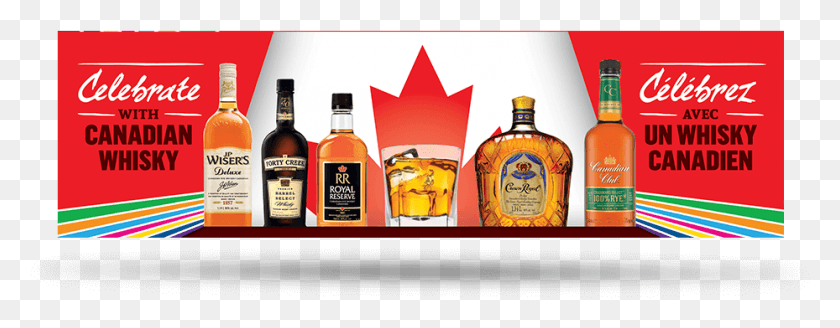 929x320 Descargar Png Whisky Canadiense Banner Blended Whisky, Licor, Alcohol, Bebidas Hd Png