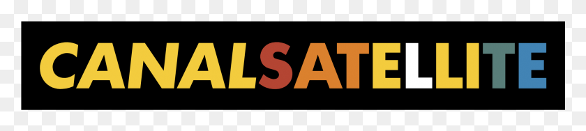 2331x385 Canal Satellite Logo Transparent Parallel, Text, Alphabet, Word HD PNG Download
