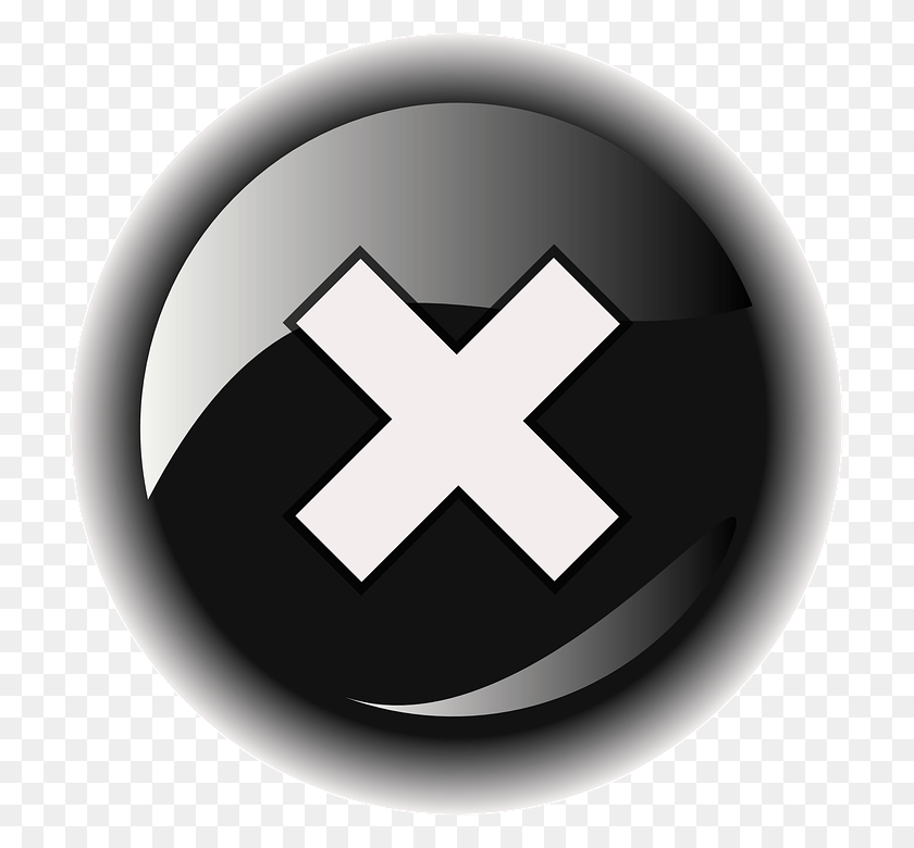 711x720 Cancel Close Abort Delete Stop No Forbidden Close Button Small Icon, First Aid, Logo, Symbol HD PNG Download