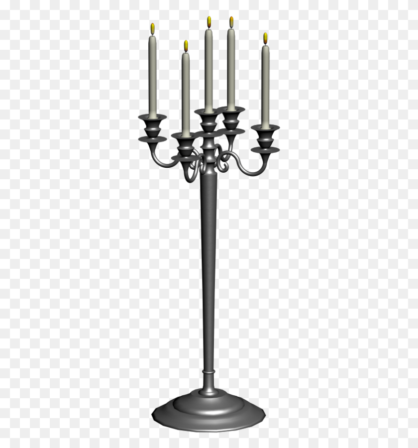 289x840 Candelabra Advent Candle, Lamp, Lamp Post, Coat Rack HD PNG Download