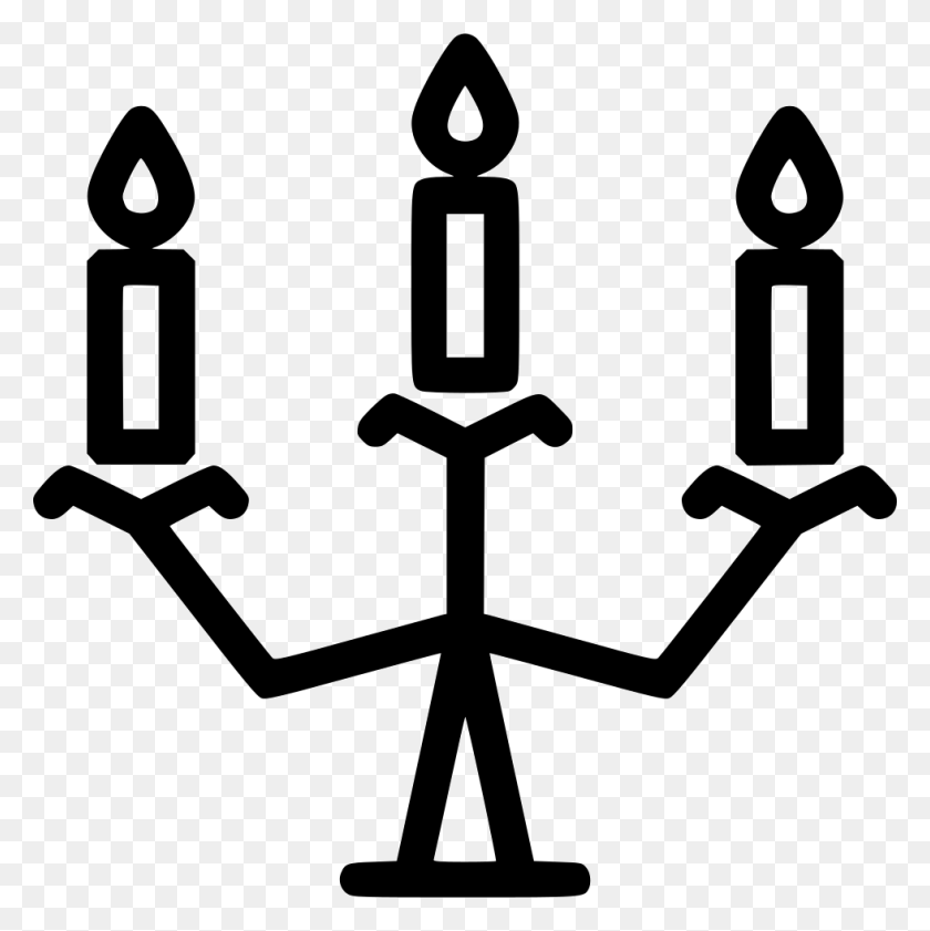 980x982 Candle Candelabra Stand Wax Light Comments, Cross, Symbol, Emblem HD PNG Download