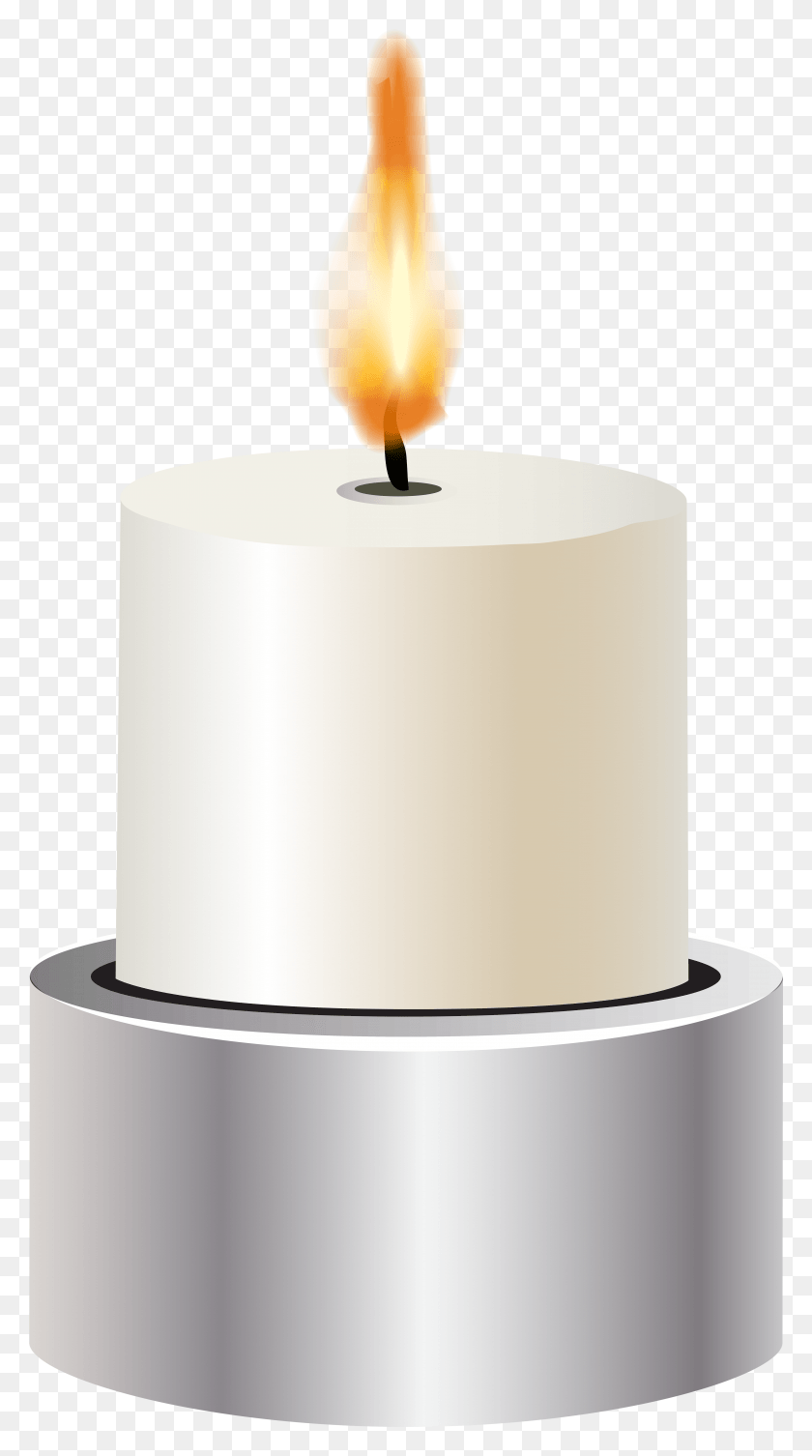 4107x7619 Candle Clip Art Flame, Lamp, Cylinder HD PNG Download