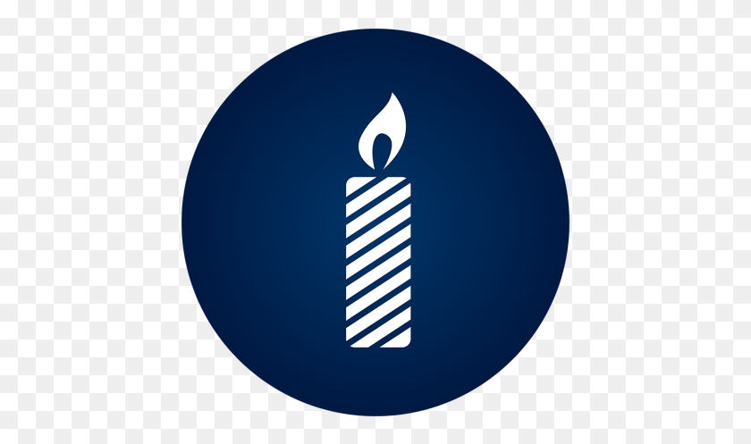 437x437 Candle Vector Blue Emblem, Balloon, Ball HD PNG Download