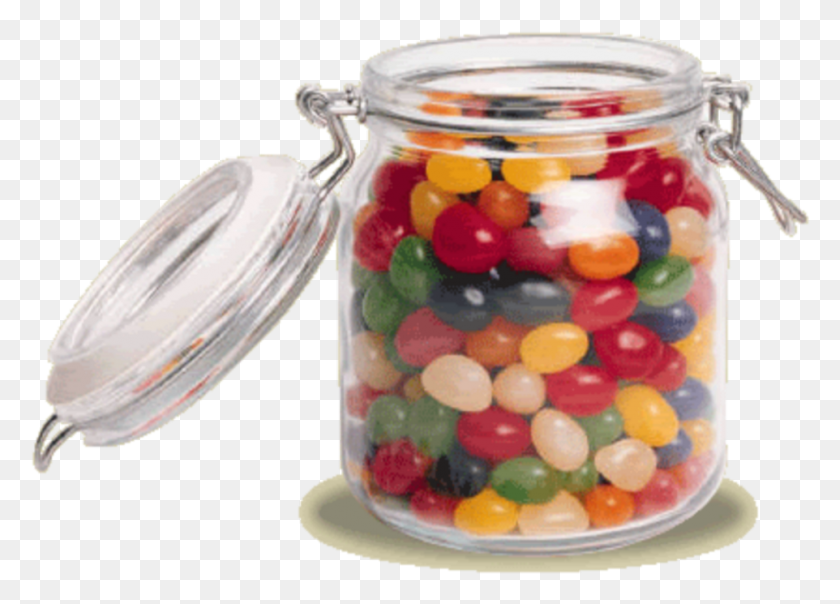 962x671 Candy Candyjar Jellybeans Yummy Jar Colors Mystickers Jelly Bean Jar, Sweets, Food, Confectionery HD PNG Download