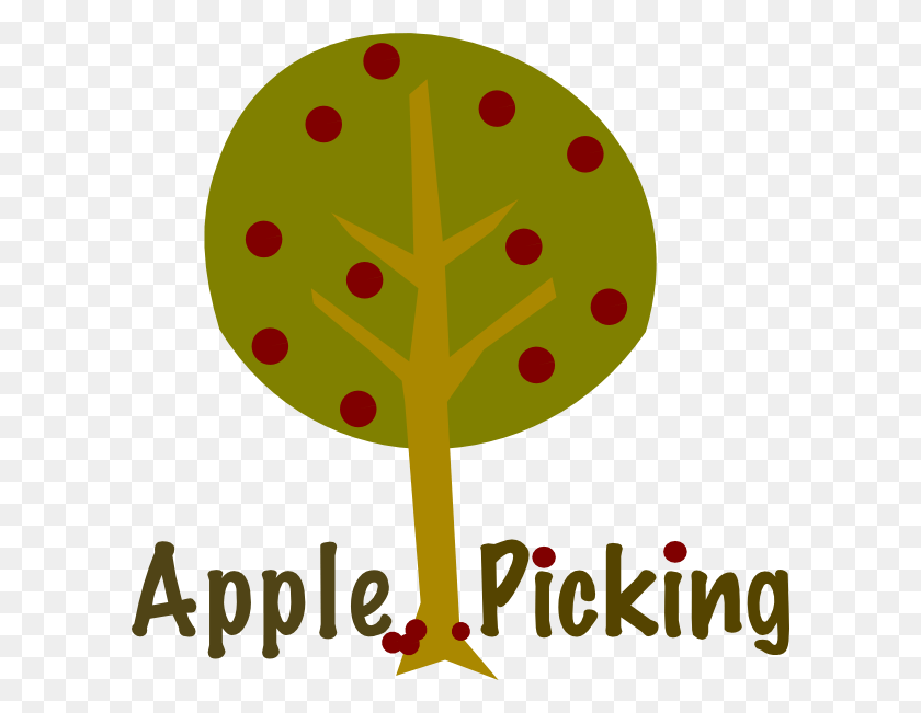 600x591 Candy Cane Border Clipart Apple Picking Clip Art, Plant, Logo, Symbol HD PNG Download